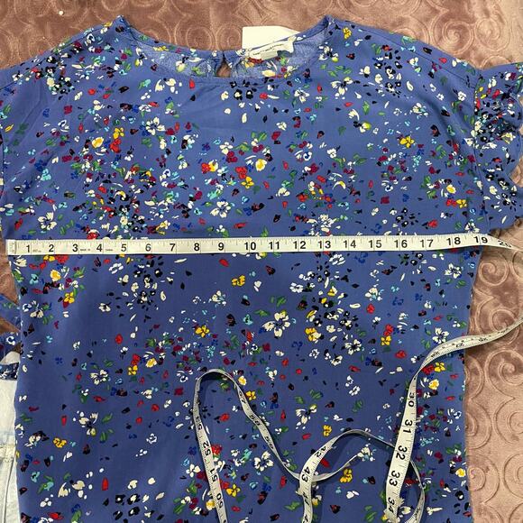 BeachLunchLounge Blue Floral Dress Size XS - Picture 10 of 10
